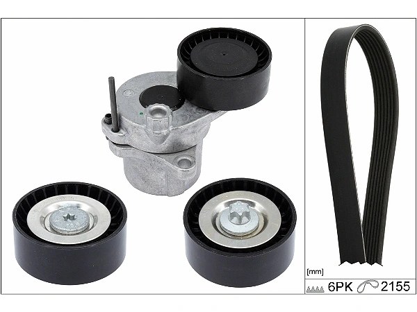 Mercedes C Serisi W204 C 220 CDI BlueEFFICIENCY V Kayış Seti | INA 529 0479 10