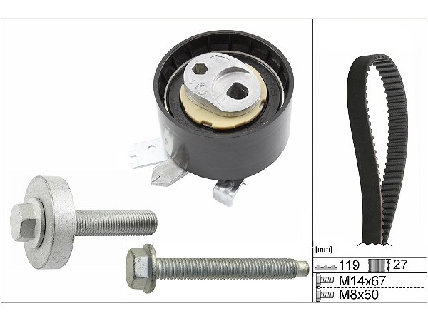 Mercedes A Serisi W176 A 180 CDI BlueEFFICIENCY Triger Seti | INA 530 0607 10