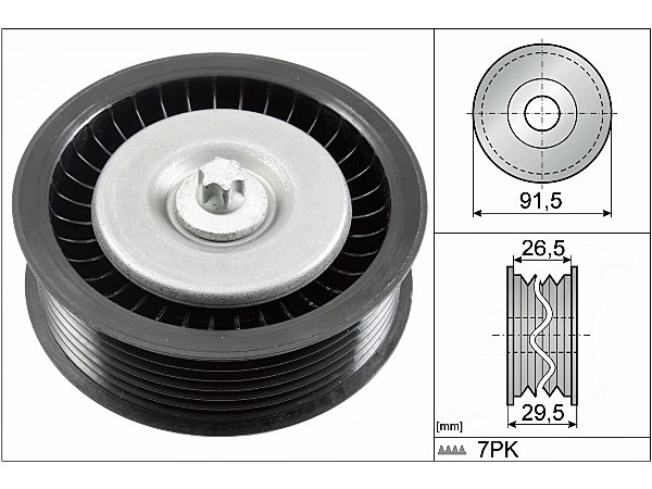 Mercedes GLK X204 GLK 350 CDI BlueEFFICIENCY V Kayış Gergi Rulmanı | INA 532 0808 10