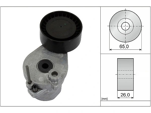 Mercedes E Serisi W213 E 350 V Kayış Gergi Kütügü | INA 534 0693 10
