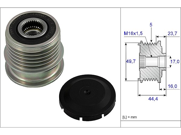 Mercedes A Serisi W168 A 210 Alternatör Kasnağı | INA 535 0011 10