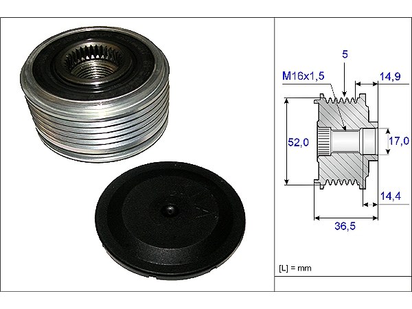 Mercedes A Serisi W169 A 180 Alternatör Kasnağı | INA 535 0129 10