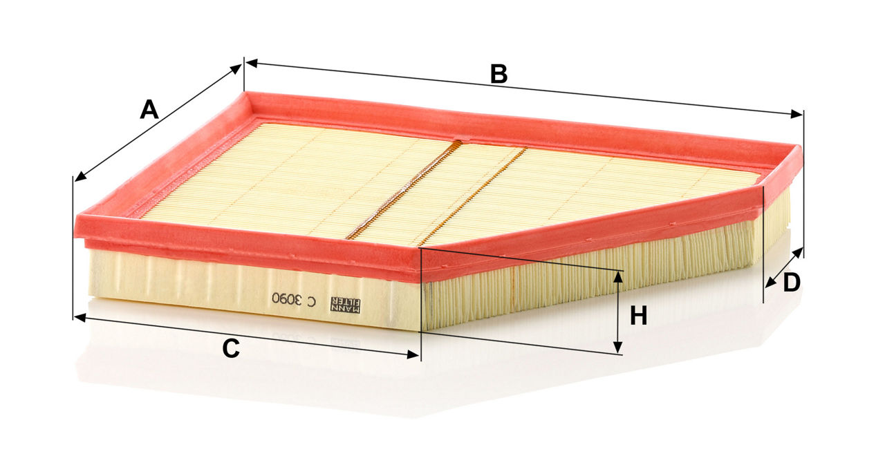 C 3090 Ölçü Çizimi
