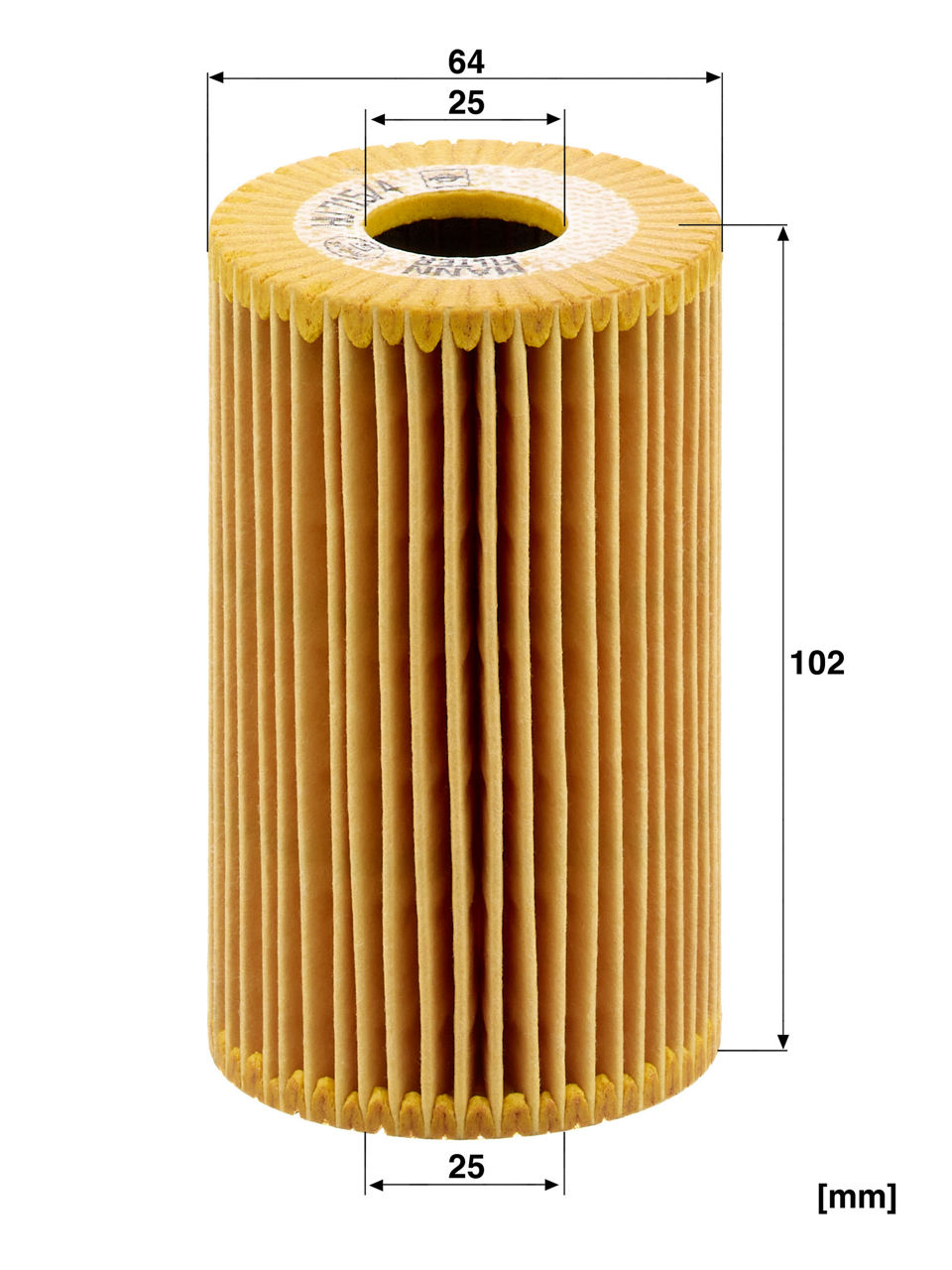 HU 715/4 x Ölçü Çizimi