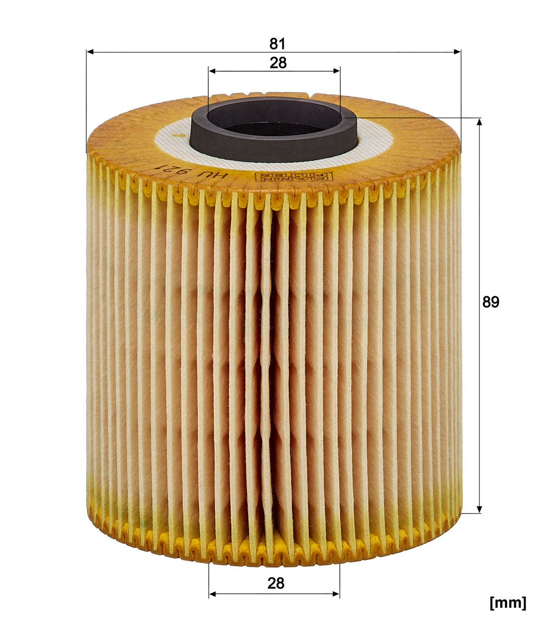 HU 921 x Ölçü Çizimi