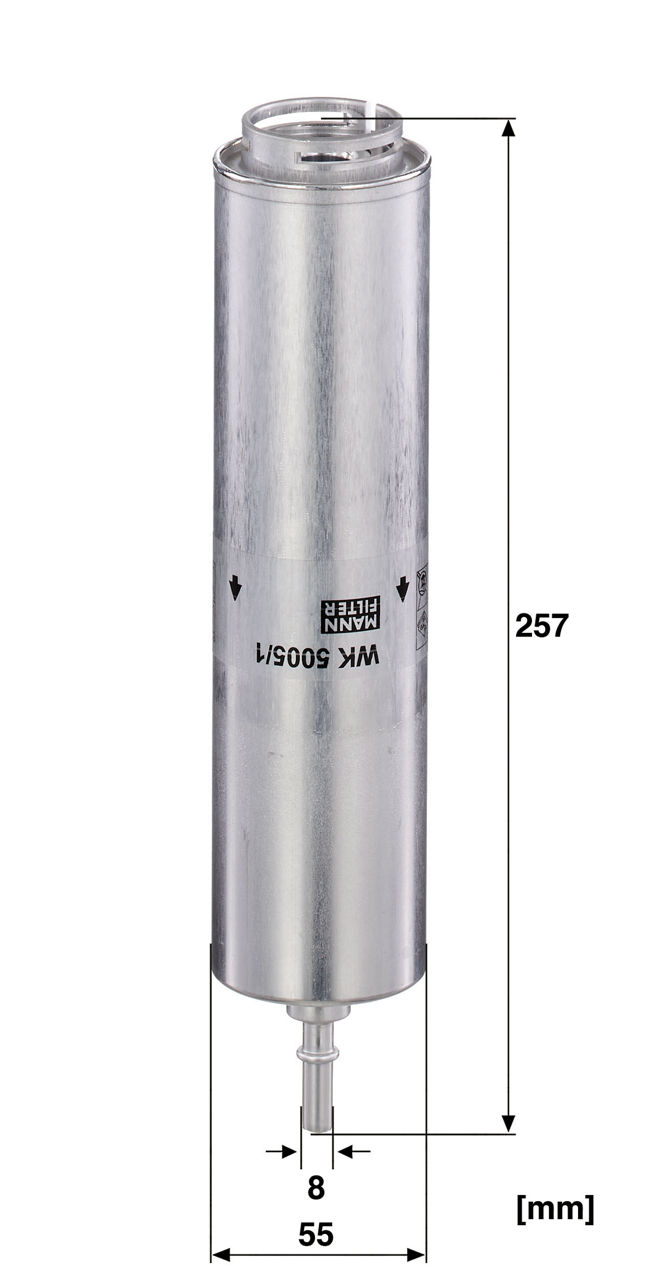WK 5005/1 Ölçü Çizimi
