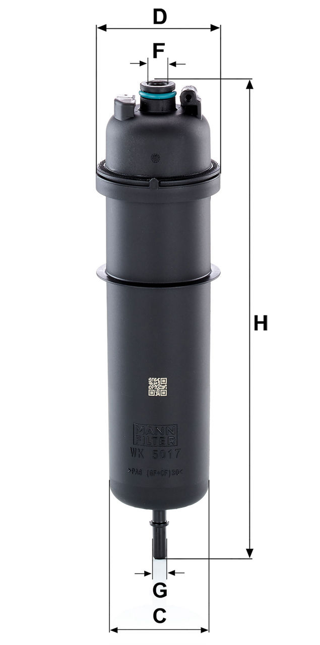 WK 5017 Ölçü Çizimi