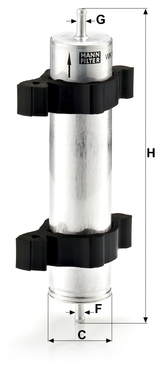 BMW 3 Serisi E46, E46/5 318 d/td M47 Yakıt Filtresi | MANN WK 521/2