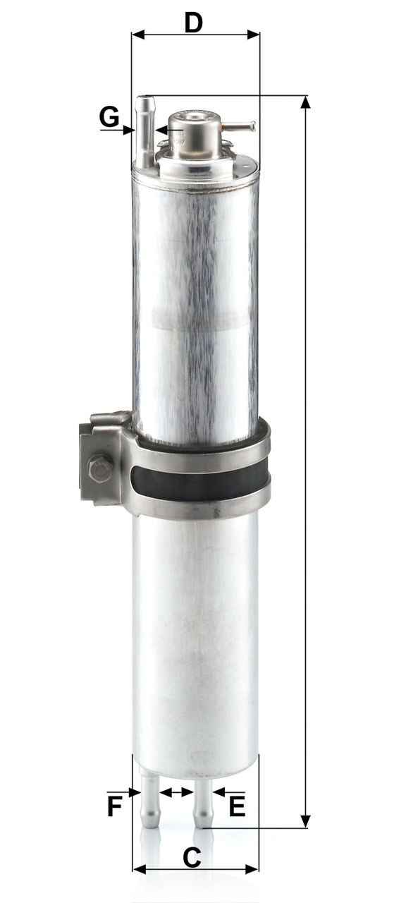 BMW 7 Serisi E65/E66 730i M54 Yakıt Filtresi | MANN WK 532/2